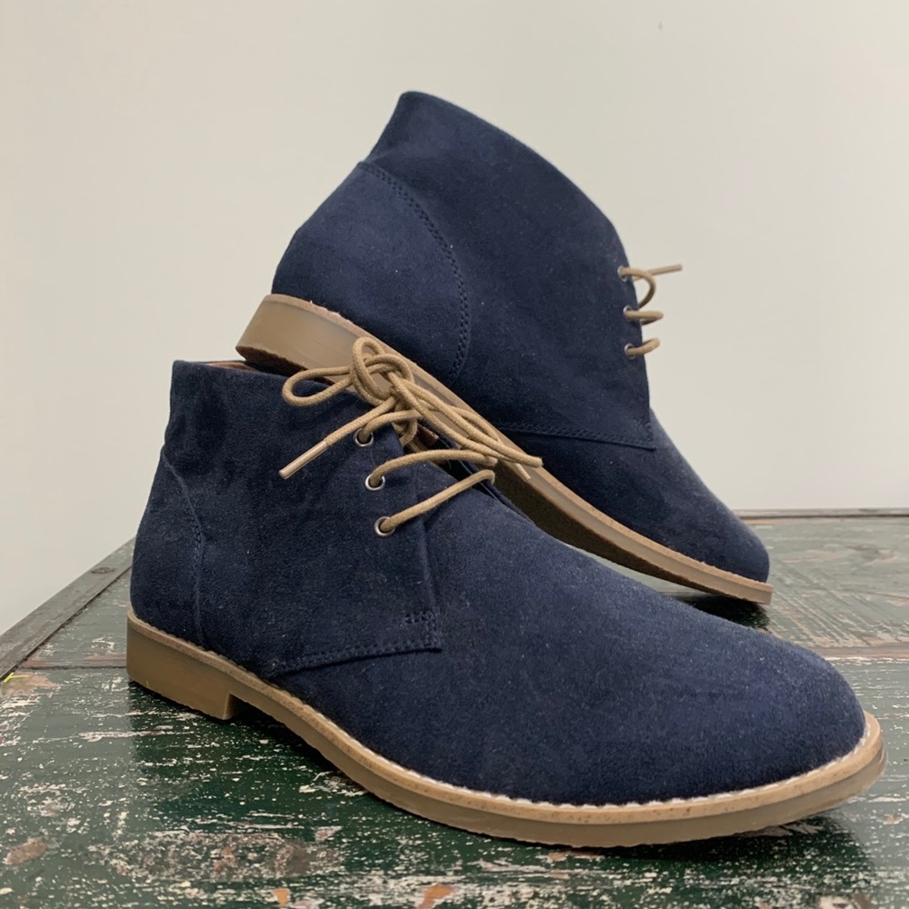 Navy Blue Chukka Desert Boots | size 44 | 10.5/11